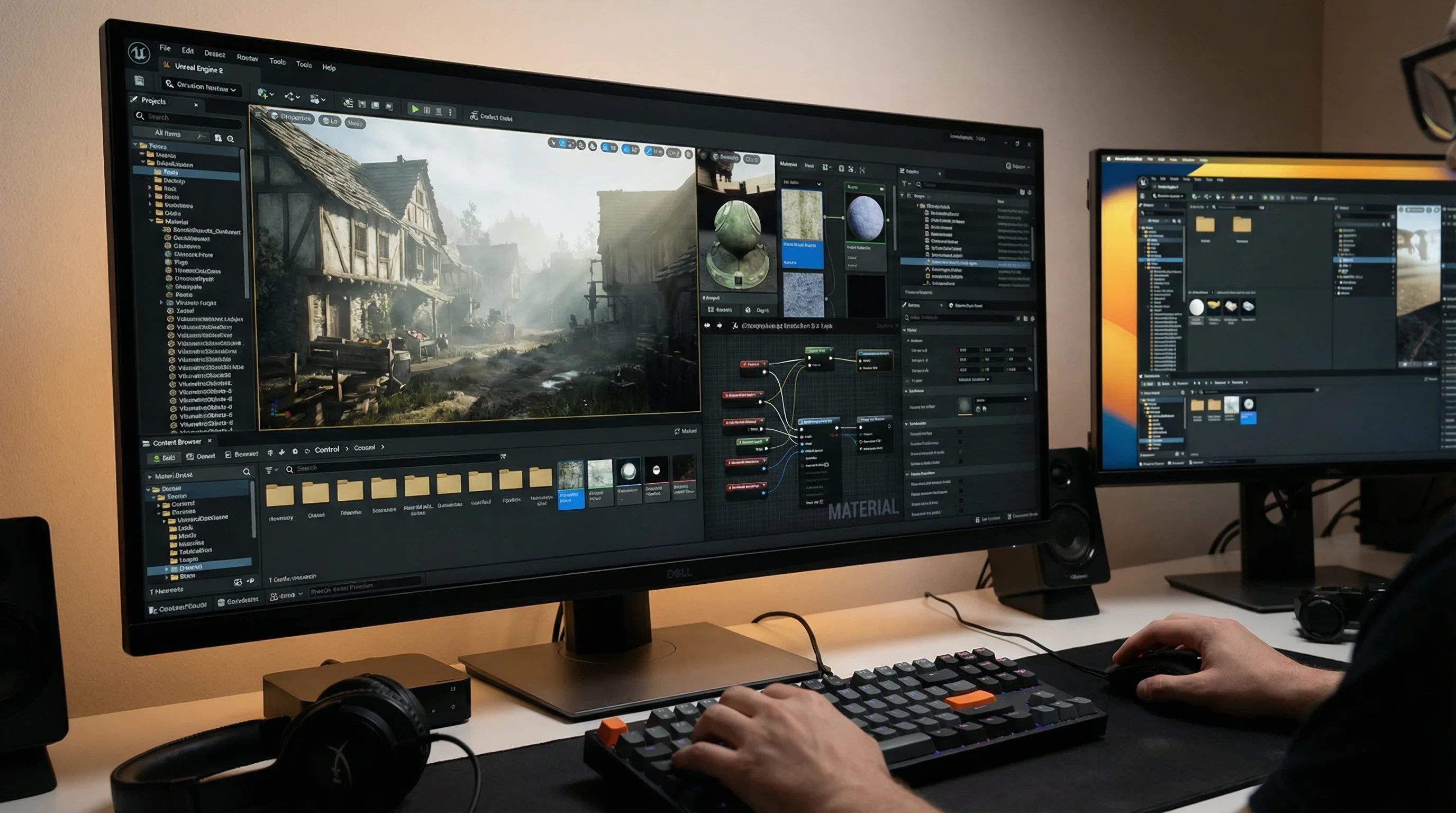 汽车品牌广告虚拟场景设计